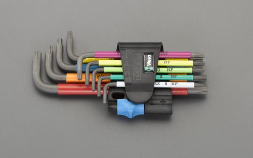 Wera（ヴェラ） ９本組 [Torx]キーレンチ(ﾎｰﾙﾄﾞ機能付) 024179