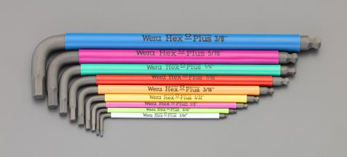 Wera（ヴェラ） 5/64-3/8”/９本組 [Ball Hex-Plus]ｷｰﾚﾝﾁ 022639