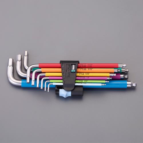 Wera（ヴェラ） 5/64”-3/8” [Ball Hex-Plus]ｷｰﾚﾝﾁ(ｽﾃﾝﾚｽ製) 022860