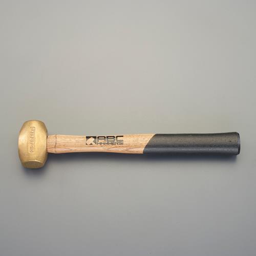 ESCO（エスコ） 1.35kg/43mm 真鍮ハンマー(木柄) EA575EL-13