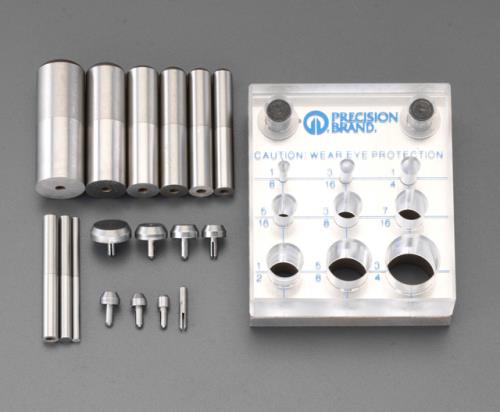ESCO（エスコ） 1/8”- 3/4” パンチ＆ダイスセット EA576AD-1