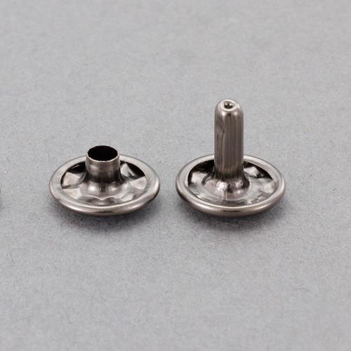 ESCO（エスコ） 13mm 特大カシメピン(ﾌﾞﾗｯｸﾆｯｹﾙﾒｯｷ/20組) EA576MR-62