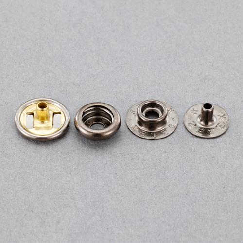 ESCO（エスコ） 15mm リングホック(真鍮･黒ﾆｯｹﾙﾒｯｷ/10組) EA576MY-32