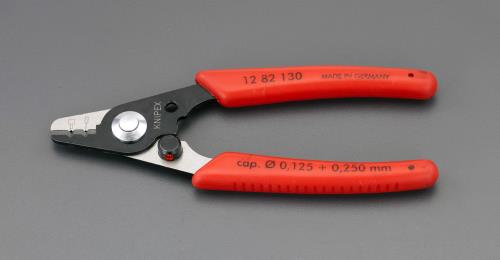KNIPEX（ｸﾆﾍﾟｯｸｽ） 0.125-0.25mm ﾜｲﾔｰｽﾄﾘｯﾊﾟｰ(光ﾌｧｲﾊﾞｰ用) 1282130SB