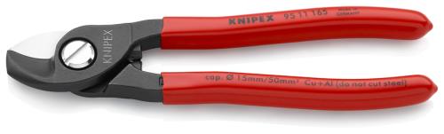 KNIPEX（ｸﾆﾍﾟｯｸｽ） φ15mm/165mm ケーブルカッター 9511165