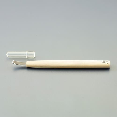 ESCO（エスコ） 1.0mm 彫刻刀(安来鋼/平曲型) EA588MG-1