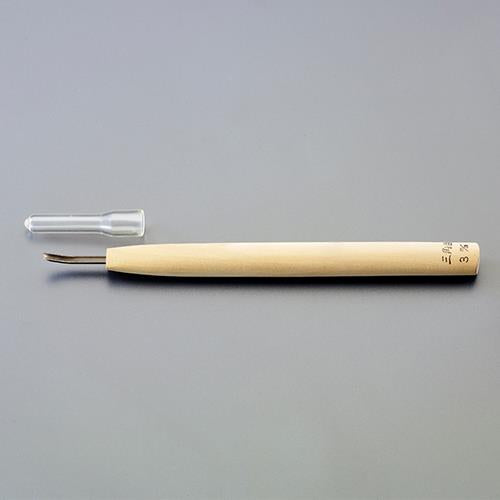 ESCO（エスコ） 1.0mm 彫刻刀(安来鋼/三角曲型) EA588MV-1