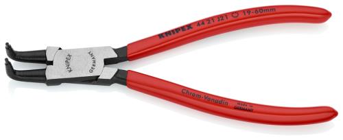 KNIPEX（ｸﾆﾍﾟｯｸｽ） 19 -60mm 穴用スナｯプリングプライヤー/90ﾟ 4421J21