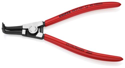 KNIPEX（ｸﾆﾍﾟｯｸｽ） 40-100mm 軸用スナｯプリングプライヤー/90ﾟ 4621A31