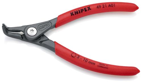 KNIPEX（ｸﾆﾍﾟｯｸｽ） 3-10mm 軸用精密スナップリングﾌﾟﾗｲﾔｰ90ﾟ 4921A01