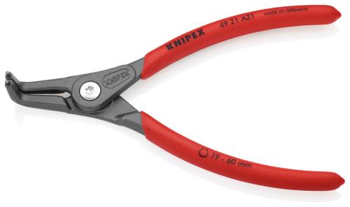 KNIPEX（ｸﾆﾍﾟｯｸｽ） 19- 60mm軸用精密スナップリングﾌﾟﾗｲﾔｰ90ﾟ 4921A21