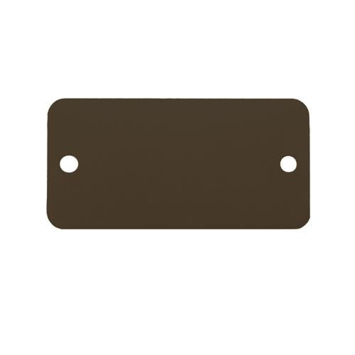 ESCO（エスコ） 19x44mm ﾀｸﾞﾌﾞﾗﾝｸ(ｱﾙﾐ 長四角/ﾌﾞﾗｯｸ/5枚) EA591HD-41A