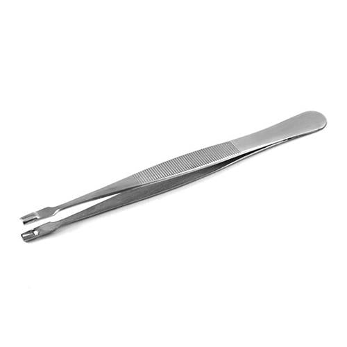 ESCO（エスコ） 120mm/ 571 精密用ピンセット(ｽﾃﾝﾚｽ製) EA595AK-138