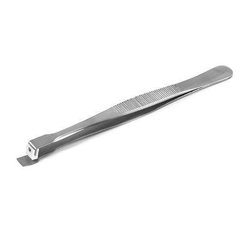 ESCO（エスコ） 120mm/200J WAFER用ピンセット(ｽﾃﾝﾚｽ製) EA595AK-154