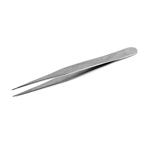 ESCO（エスコ） 0.5x125mm/ NN  精密用ピンセット(ｽﾃﾝﾚｽ製) EA595AK-3