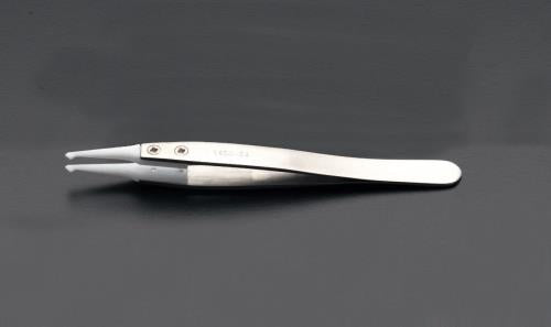 ESCO（エスコ） 120mm 精密用ピンセット(ﾃﾞﾙﾘﾝ/ｽﾃﾝﾚｽ製) EA595AP-13