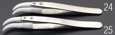 ESCO（エスコ） 110mm 精密用ピンセット(ﾃﾞﾙﾘﾝ/ｽﾃﾝﾚｽ製) EA595AP-24
