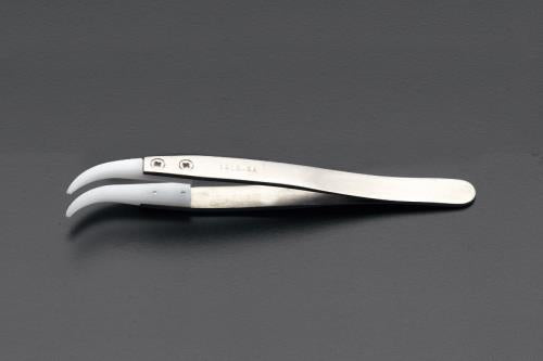 ESCO（エスコ） 120mm 精密用ピンセット(ﾃﾞﾙﾘﾝ/ｽﾃﾝﾚｽ製) EA595AP-25