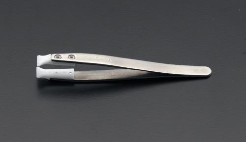 ESCO（エスコ） 115mm 精密用ピンセット(ﾃﾞﾙﾘﾝ/ｽﾃﾝﾚｽ製) EA595AP-28