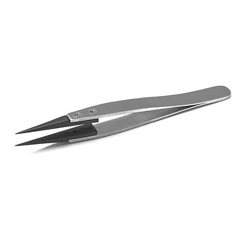 ESCO（エスコ） 110mm 精密用ピンセット(ｽﾃﾝﾚｽ製 ESD) EA595AR-16