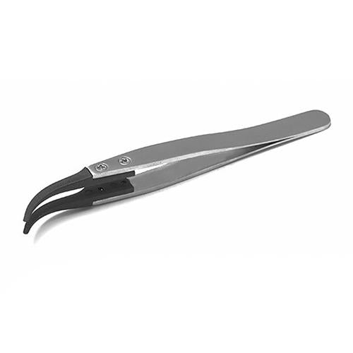 ESCO（エスコ） 110mm 精密用ピンセット(ｽﾃﾝﾚｽ製 ESD) EA595AR-20
