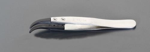 ESCO（エスコ） 110mm 精密用ピンセット(ｽﾃﾝﾚｽ製 ESD) EA595AR-24