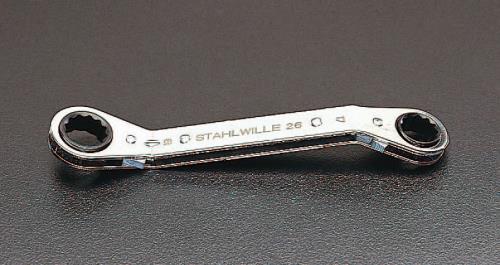 STAHLWILLE（スタビレー） 1/4” x 5/16” ラチェットめがね(ｵﾌｾｯﾄ型) 26A 1/4x5/16