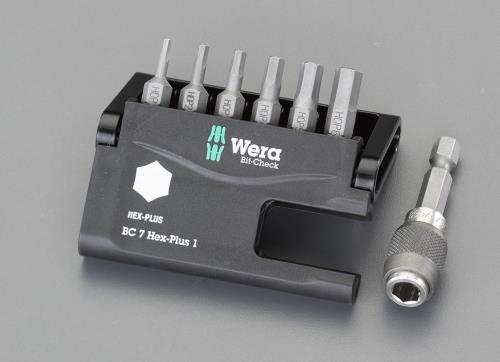 Wera（ヴェラ） ６本組 [Hex Plus]ドライバービット 056168