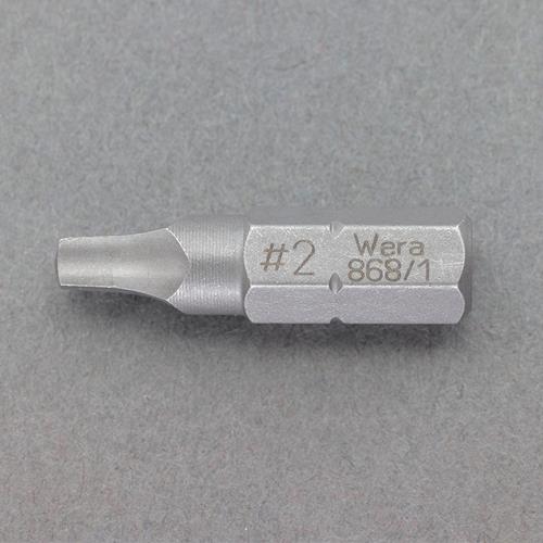 Wera（ヴェラ） # 0x 25mm [Square]ドライバービット 066400