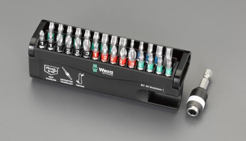 Wera（ヴェラ） 29本組  ドライバービットセット(ｽﾃﾝﾚｽ製) 071109