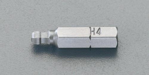 ESCO（エスコ） 2.5x25mm [Ball Hexagon]ドライバービット EA611BK-2.5