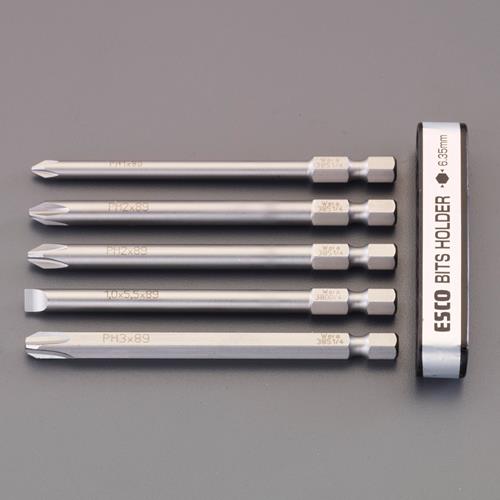 Wera（ヴェラ） ５本組  [+ -]ビットセット(ｽﾃﾝﾚｽ製) EA611BS-100A