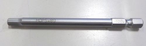 Wera（ヴェラ） 5.0x89mm [Hexagon]ﾄﾞﾗｲﾊﾞｰビット(ｽﾃﾝﾚｽ製) 071103