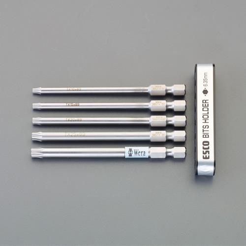 Wera（ヴェラ） ５本組   [Torx]ビットセット(ｽﾃﾝﾚｽ製) EA611BS-20A