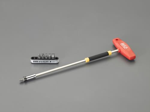 ESCO（エスコ） ６本組 T型ビットホルダーセット(早回し付) EA611BT-101