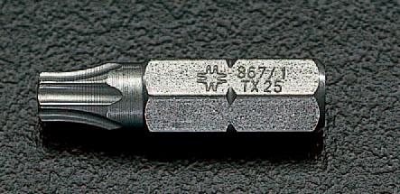 Wera（ヴェラ） T 1x25mm [Torx]ドライバービット 135140