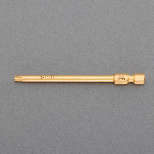 Wera（ヴェラ） T40x89mm [Torx]ドライバービット(ﾎｰﾙﾄﾞ付) 060366