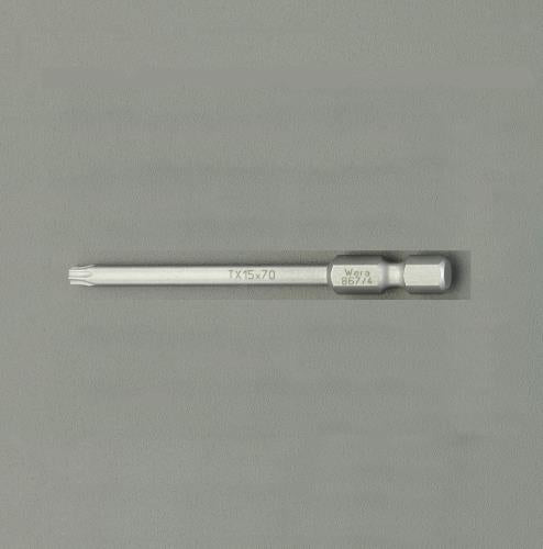Wera（ヴェラ） T15x 70mm [Torx]ドライバービット 060105