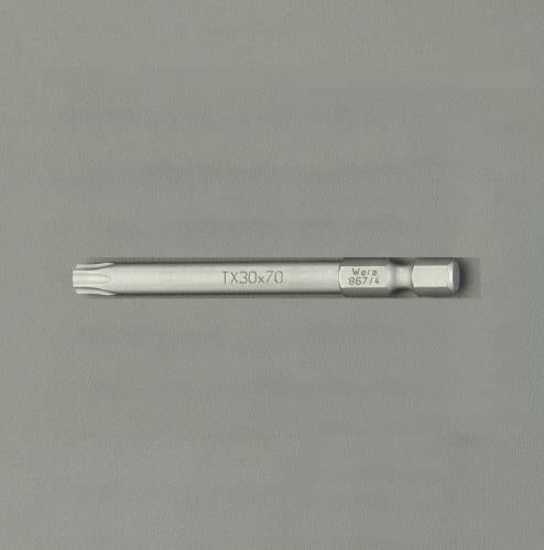 Wera（ヴェラ） T30x 70mm [Torx]ドライバービット 060125