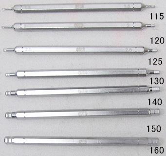 ESCO（エスコ） 3.0mmx125mm[Hexagon]ドライバービット EA611LC-130