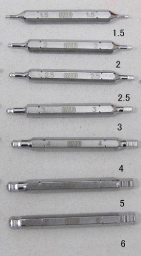 ESCO（エスコ） 3.0mmx 65mm[Hexagon]ドライバービット EA611LC-3