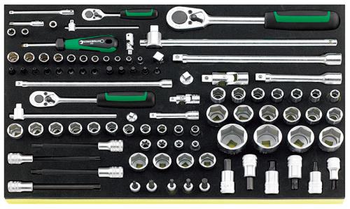 STAHLWILLE（スタビレー） 1/4”DR･3/8”DR･1/2”DR ソケットレンチｾｯﾄ TCS 40/456/52/78/19