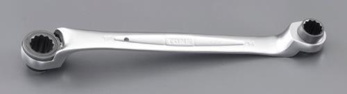 TONE（トネ） 10x12mm/197mm ラチェットめがね(深穴型) RM75A-1012