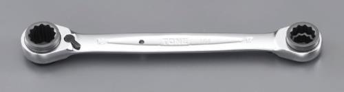 TONE（トネ） 12x14-13x15mm ラチェットめがねレンチ RMW-1215