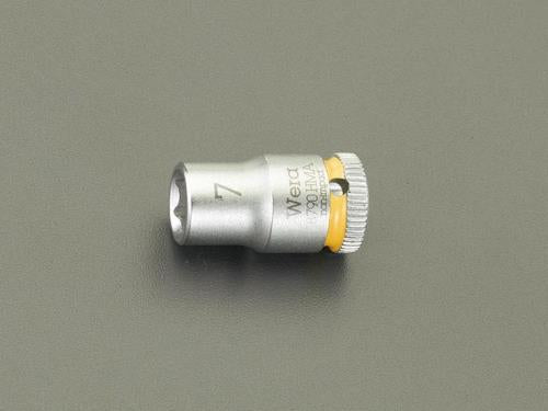 Wera（ヴェラ） 1/4”DRx 6 mm ソケット(ZYKLOP) 003505