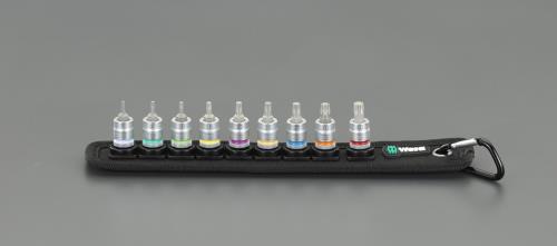 Wera（ヴェラ） 1/4”DR/ 9点 [Torx]ﾋﾞｯﾄｿｹｯﾄ(ﾎｰﾙﾄﾞ仕様) 003882