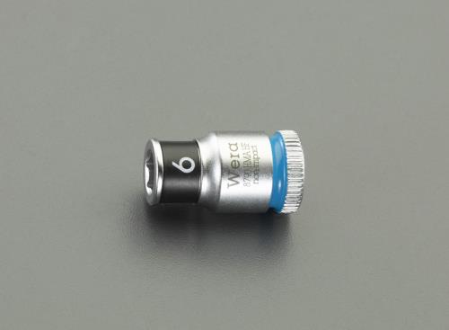 Wera（ヴェラ） 1/4”DRx  9mm ソケット(ﾎｰﾙﾄﾞ機能付) 003724