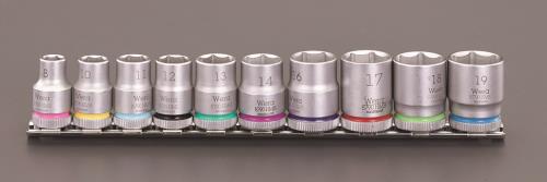Wera（ヴェラ） 3/8”DR ソケットセット(ZYKLOP) EA617AK-1