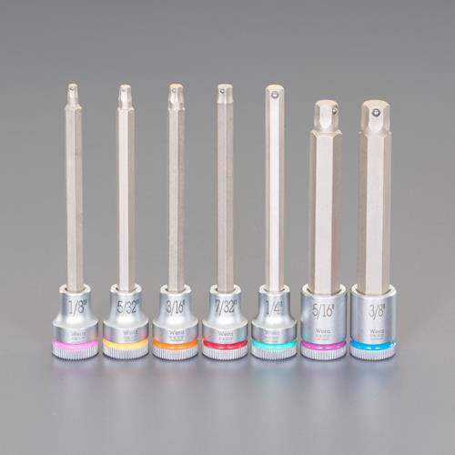 Wera（ヴェラ） 3/8”DR [Hex-Plus]ﾋﾞｯﾄｿｹｯﾄｾｯﾄ(ﾎｰﾙﾄﾞ付) 003181