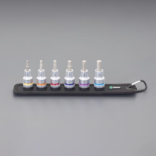Wera（ヴェラ） 1/2”DR/4-10mm [INHEX]ﾋﾞｯﾄｿｹｯﾄ(ﾎｰﾙﾄﾞ機能) 003996